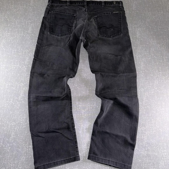 7 For All Mankind Other - 7 For All Mankind Standard Jeans Mens 38x30 Gray Denim Straight Leg Charcoal